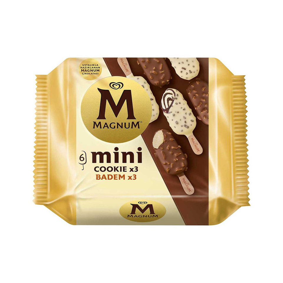 MAGNUM MINI COOKIE & BADEM 345ML